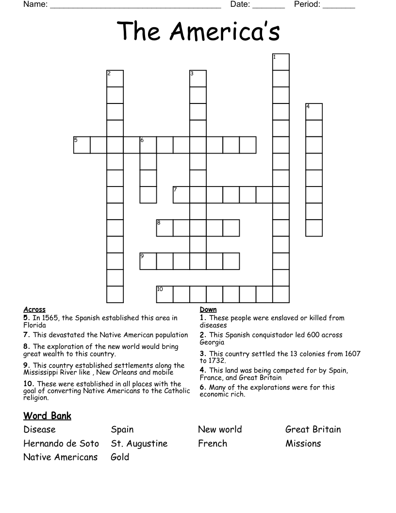 The America’s  Crossword