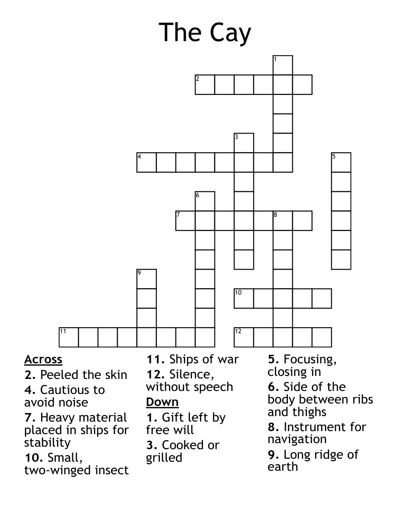 The Cay Crossword