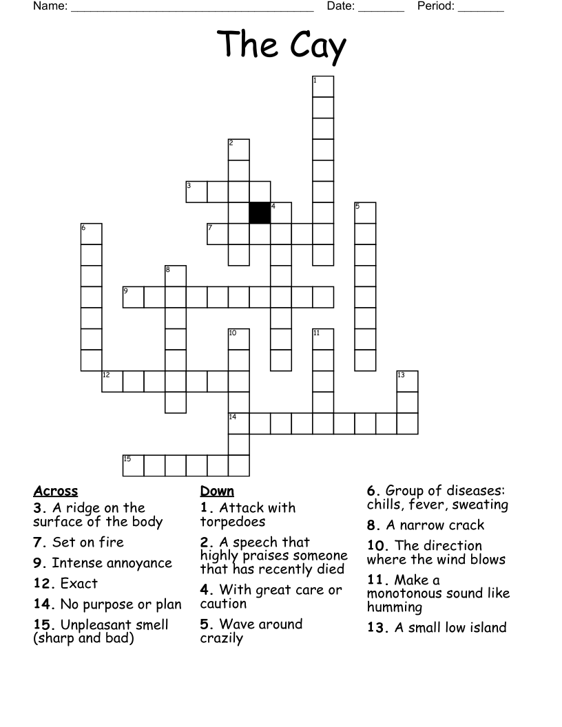 The Cay Crossword