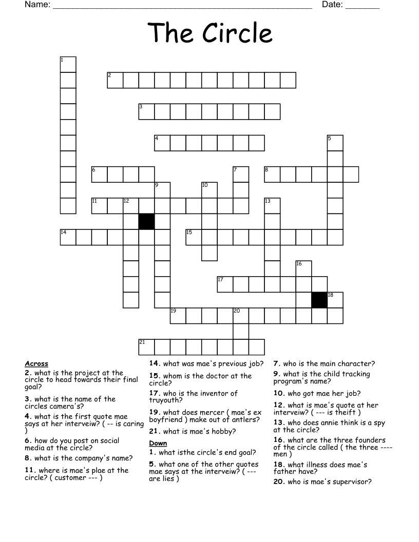 The Circle Crossword