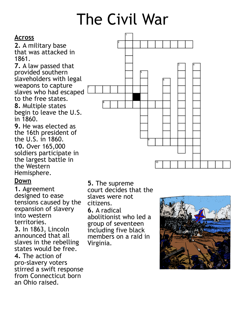 The Civil War Crossword