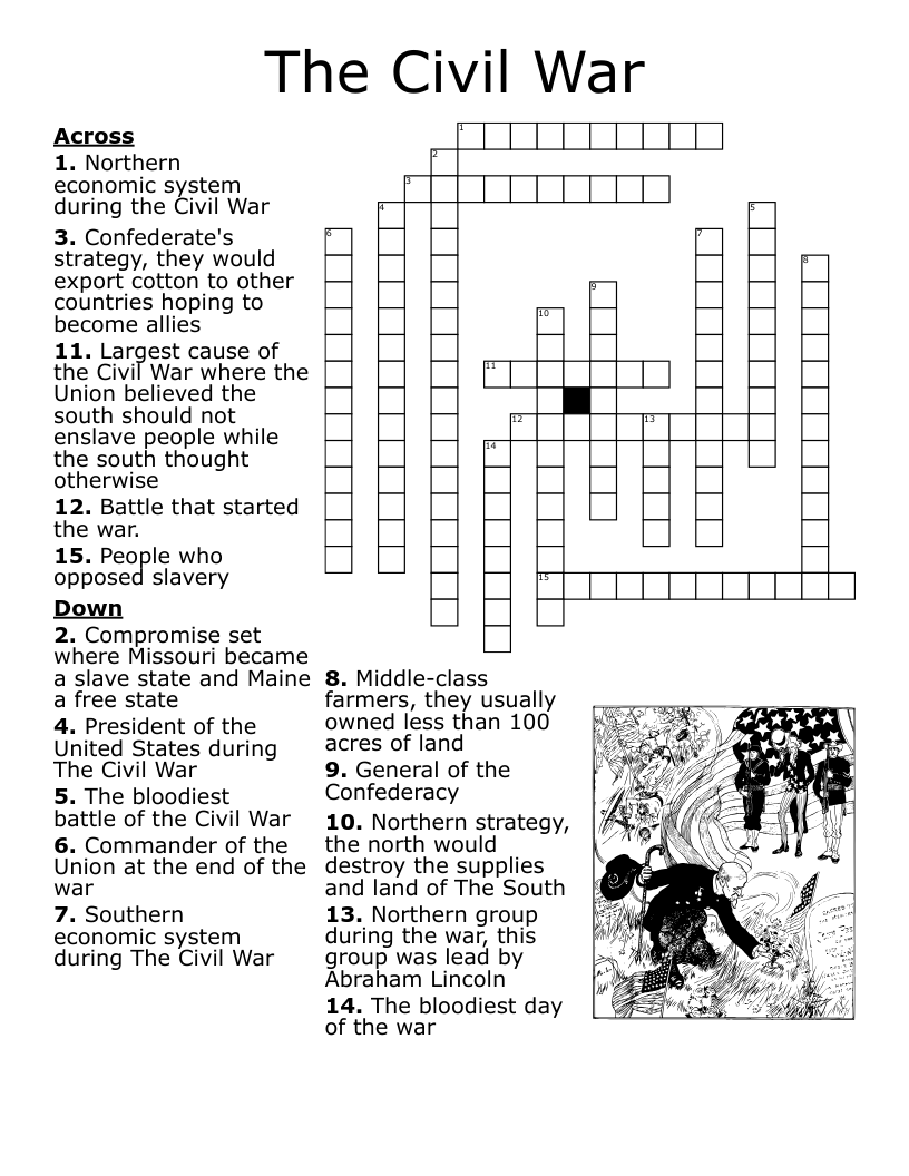 The Civil War Crossword