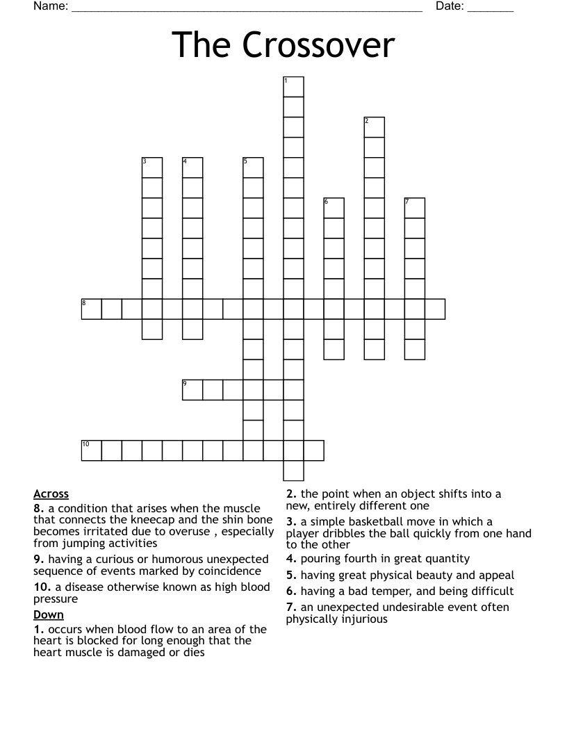 The Crossover Crossword