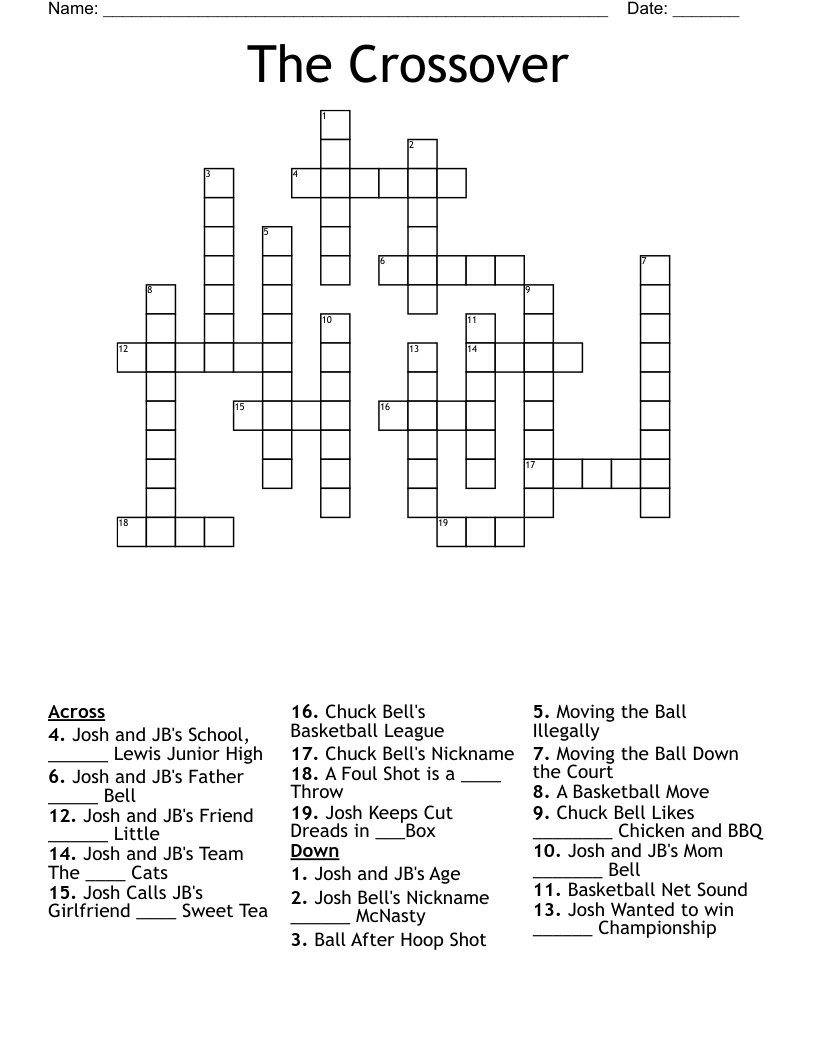 The Crossover Crossword