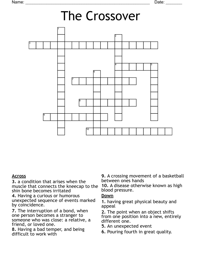 The Crossover Crossword