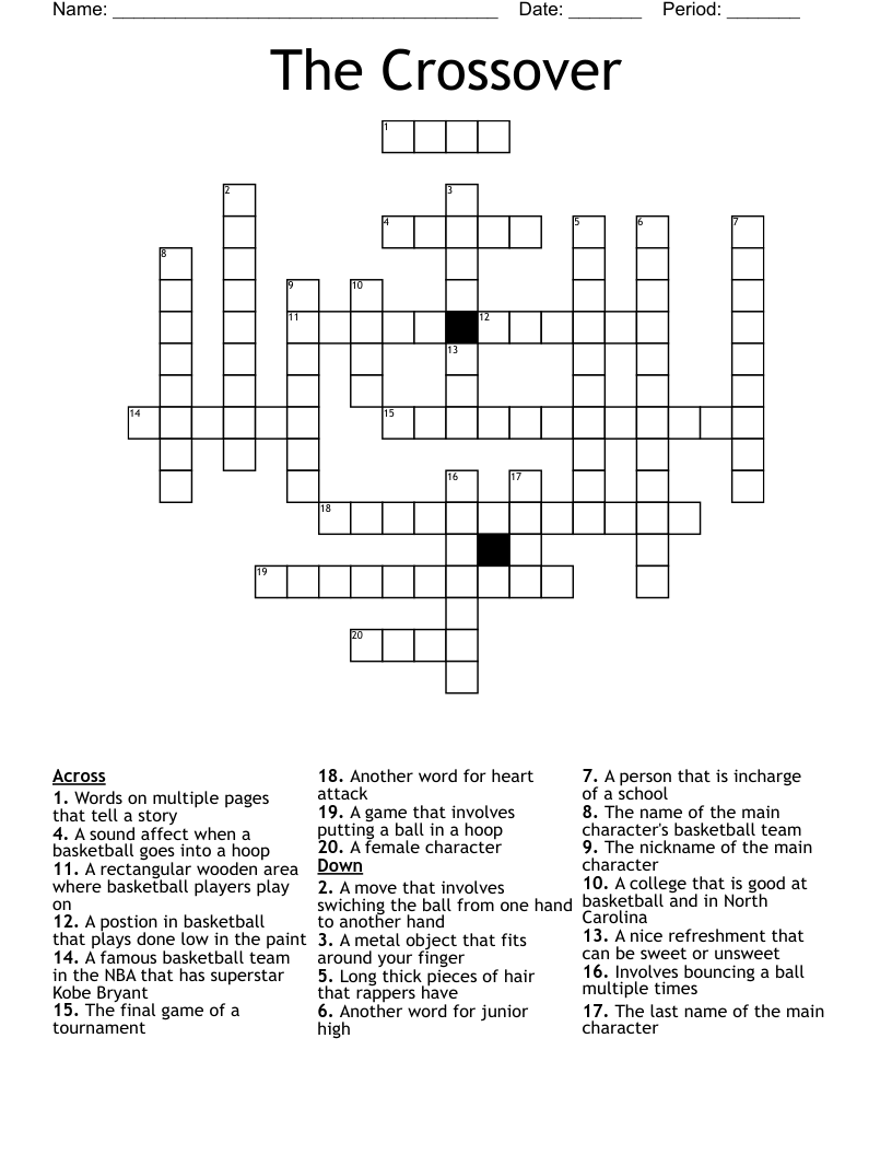 The Crossover Crossword