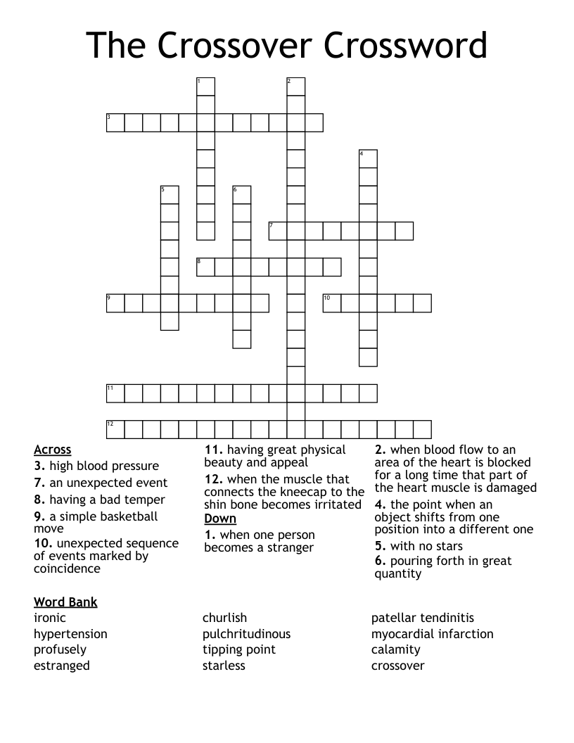 The Crossover Crossword 