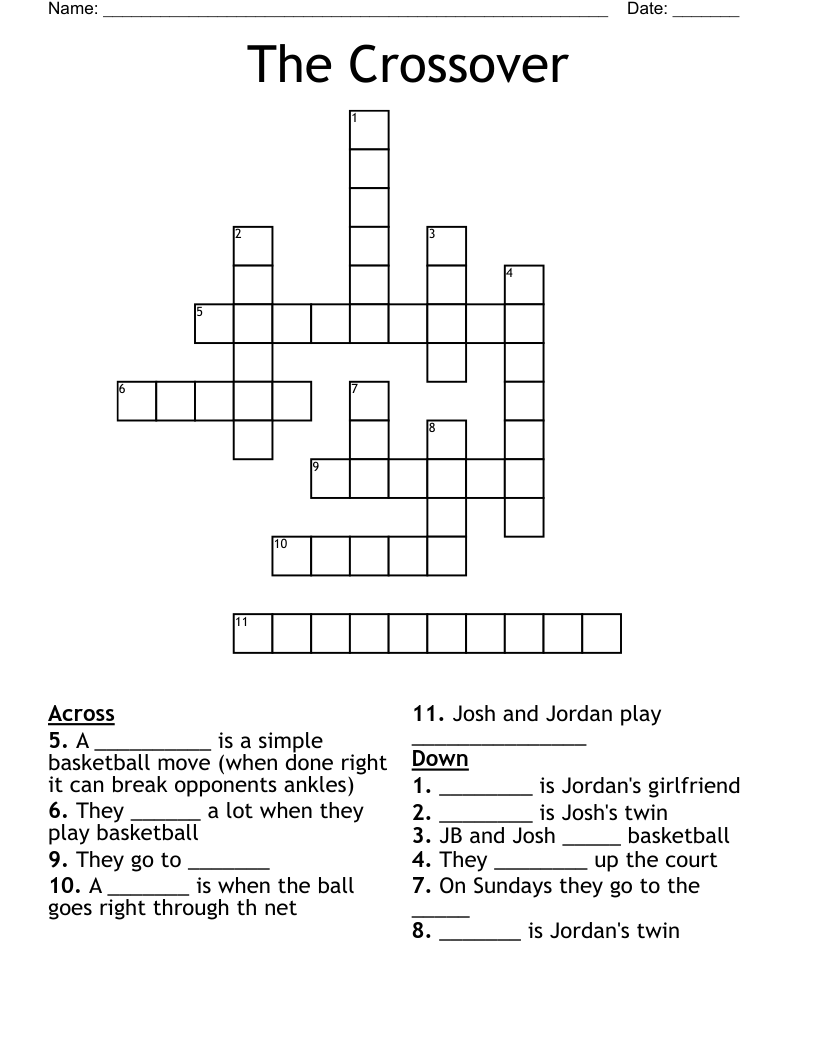 The Crossover  Crossword