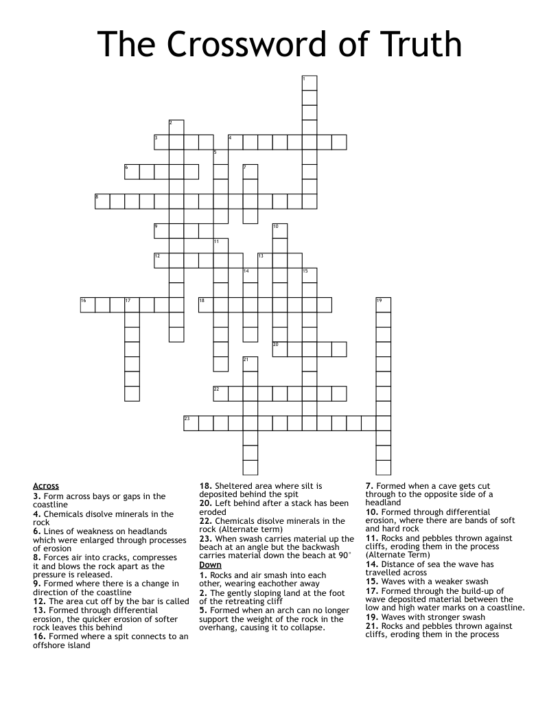 The Crossword of Truth