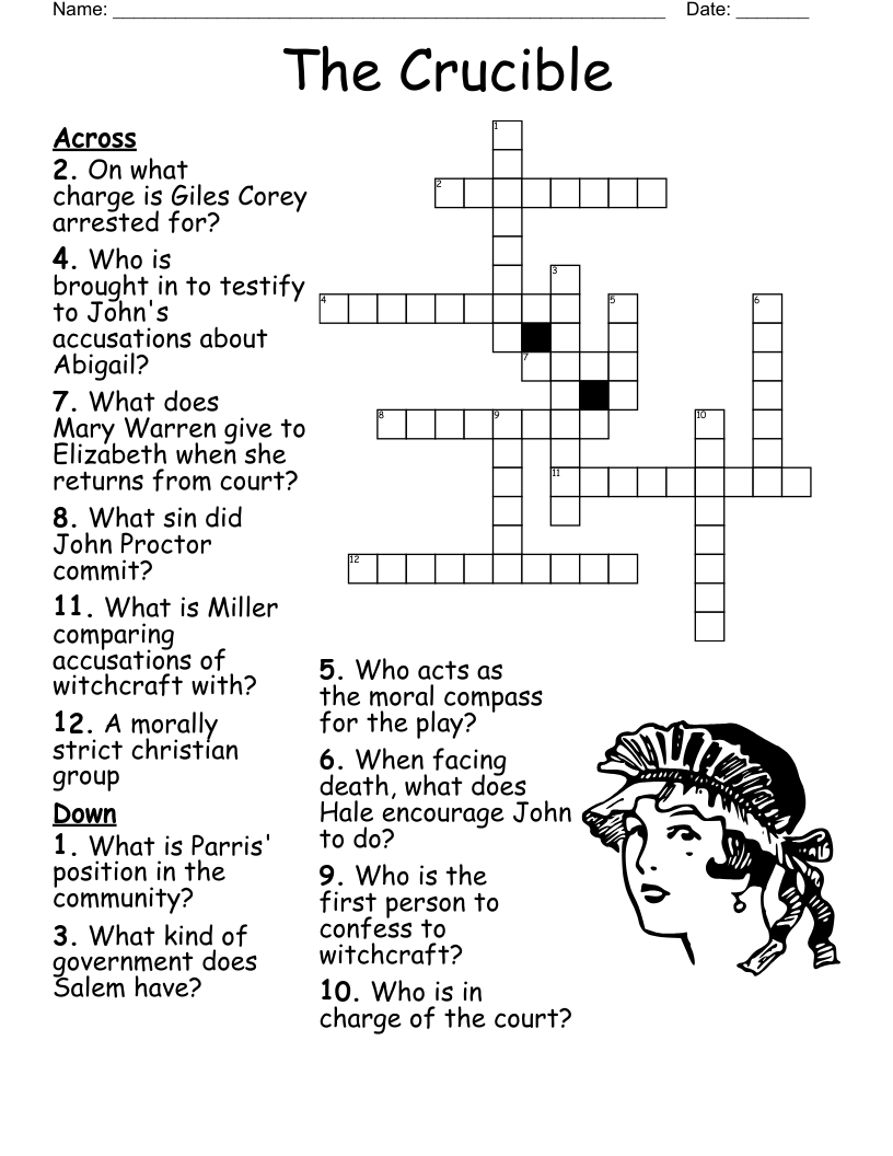 The Crucible Crossword