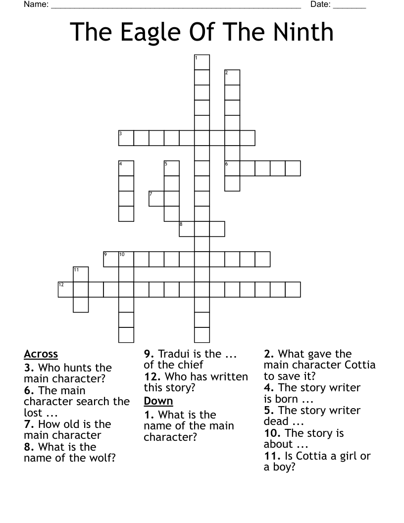 The Eagle Of The Ninth Crossword