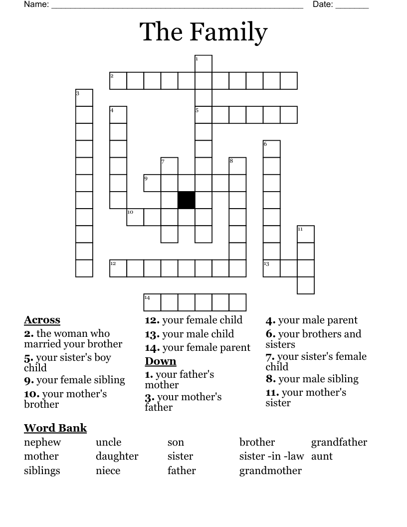 The Family Crossword