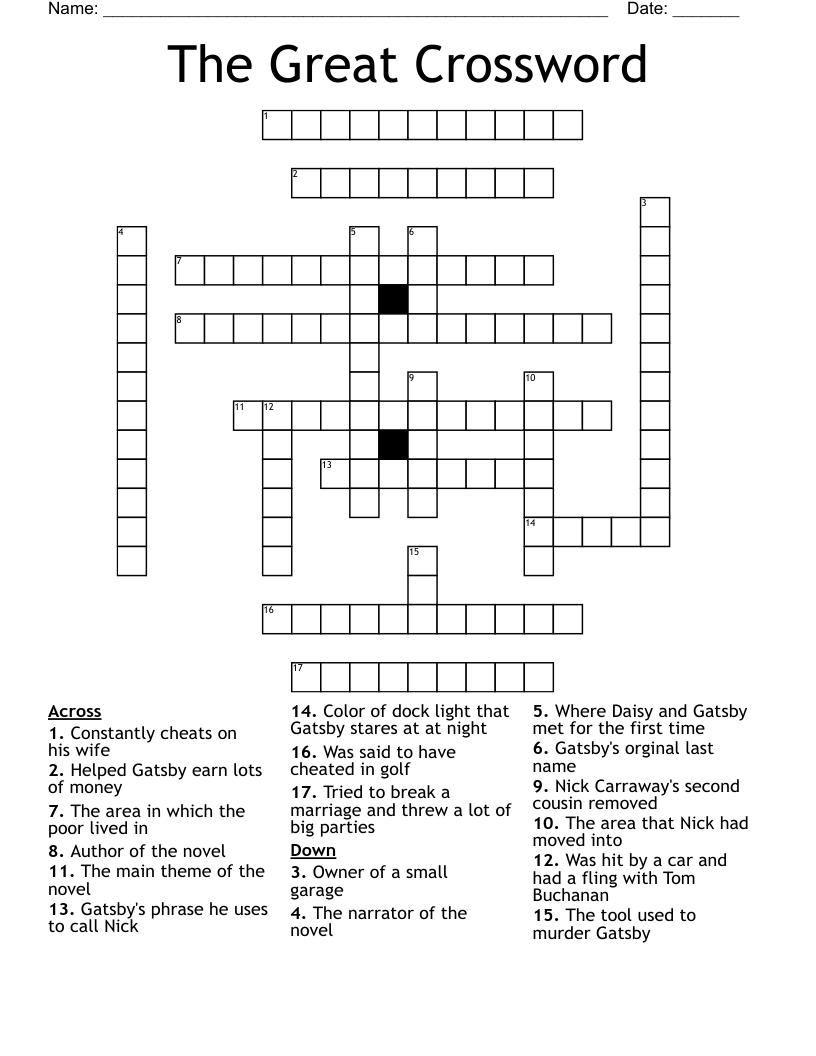 The Great Crossword