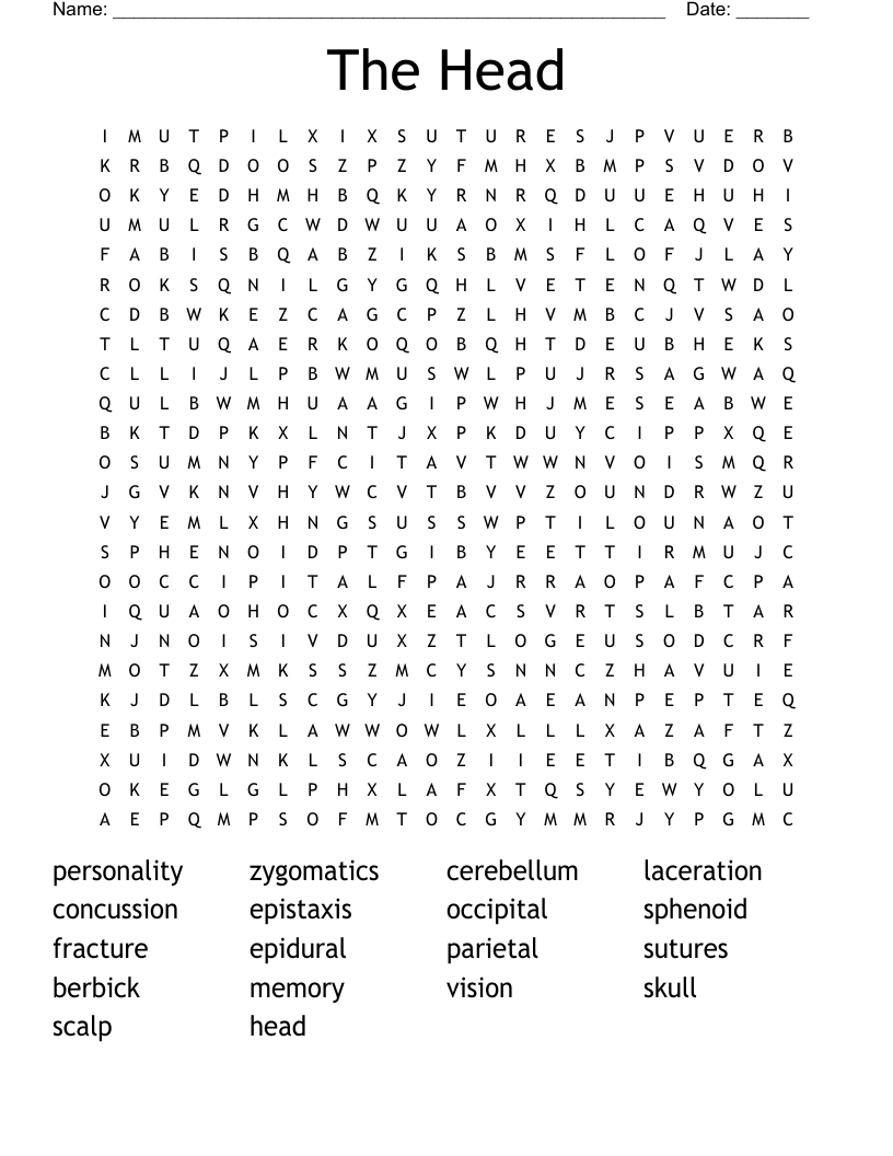 The Head Word Search