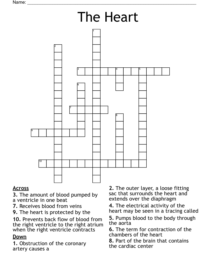 The Heart Crossword