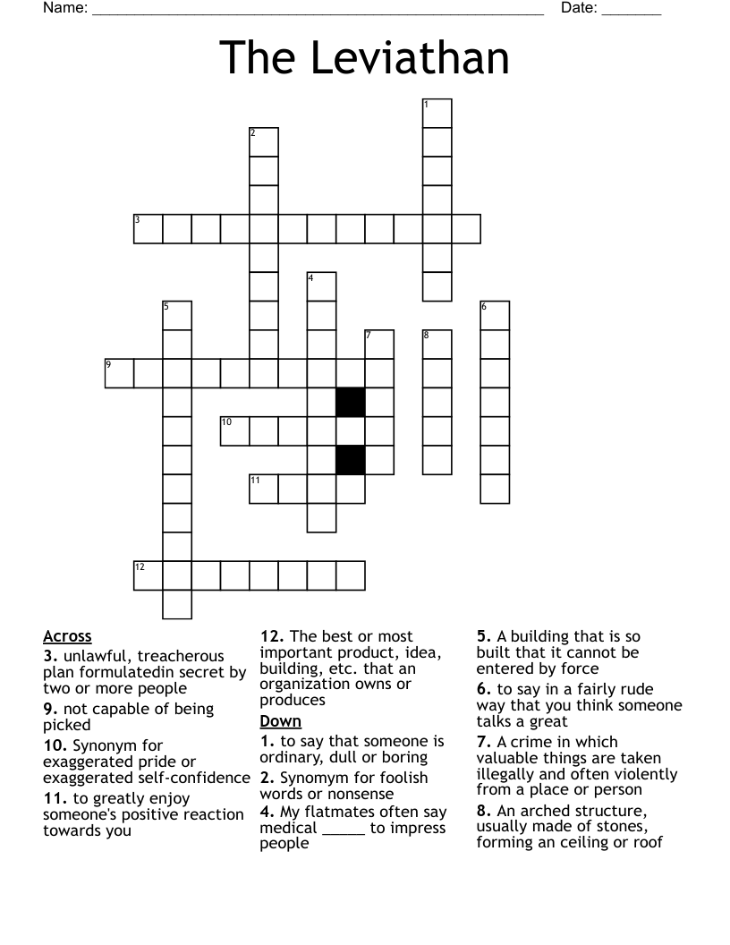 The Leviathan Crossword