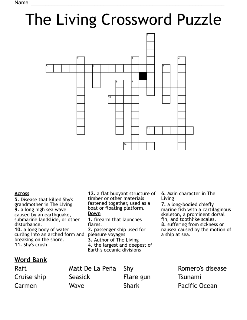 The Living Crossword Puzzle