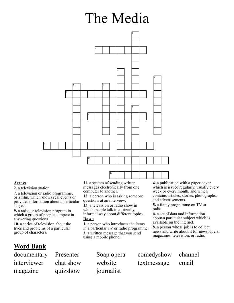 The Media Crossword