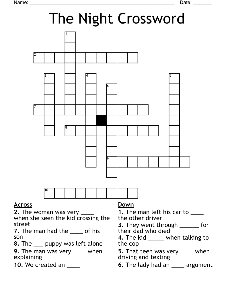 The Night Crossword 