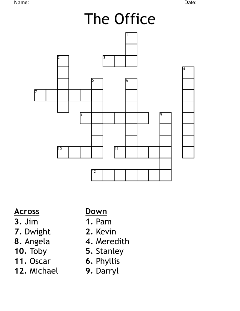 The Office Crossword