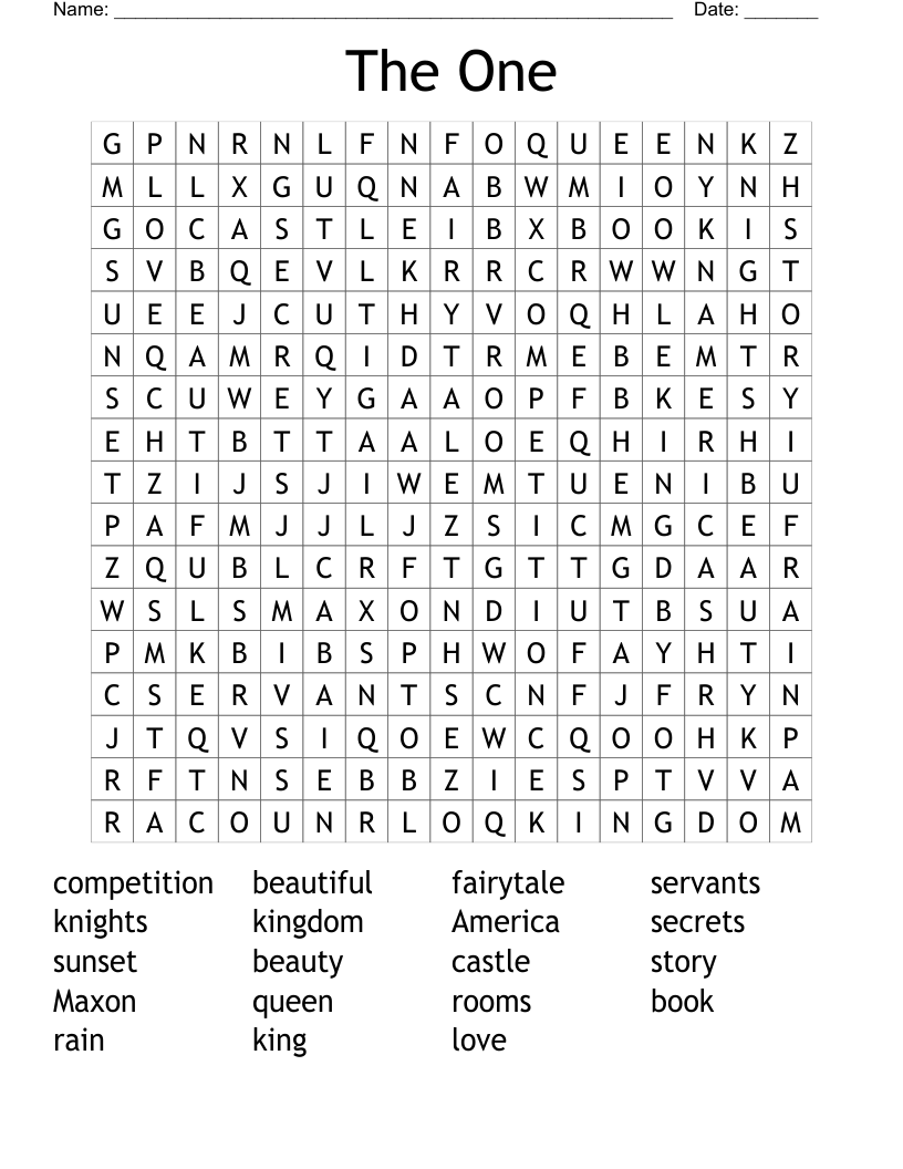 The One Word Search