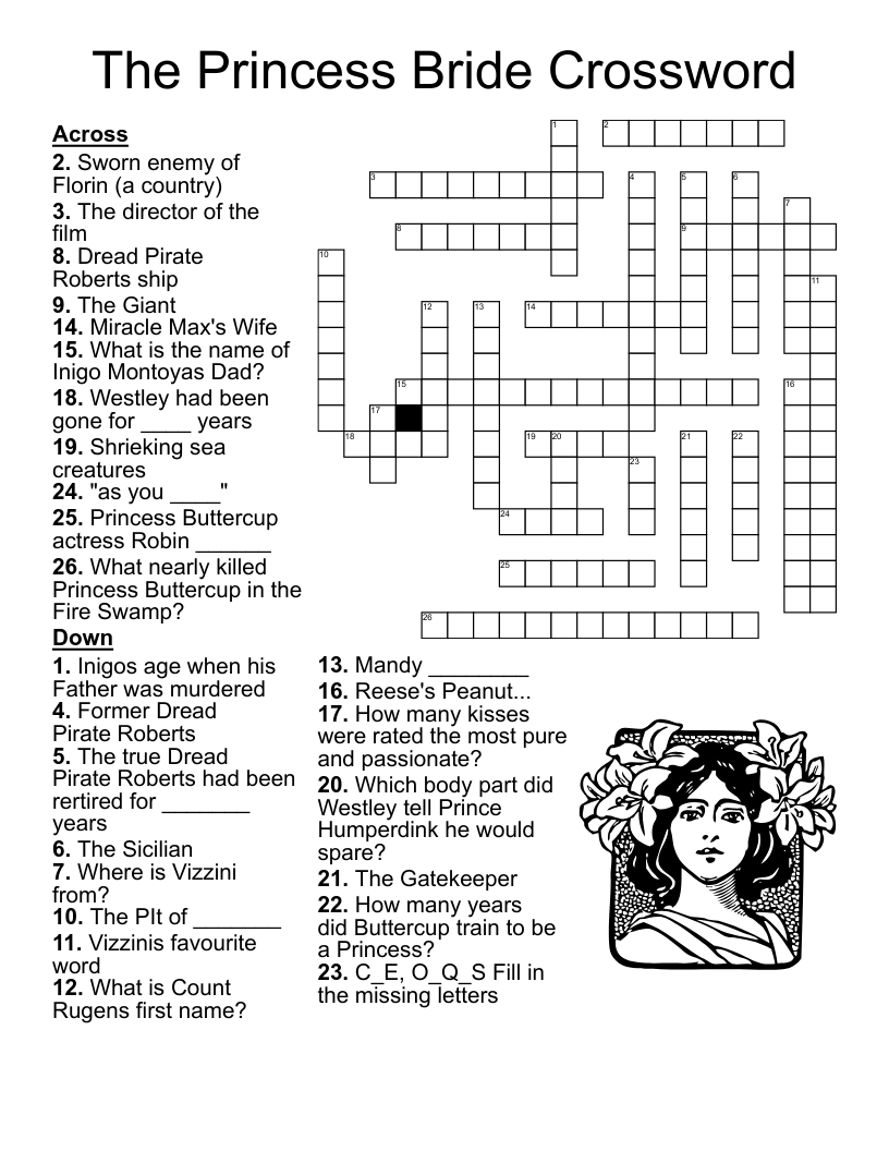 The Princess Bride Crossword