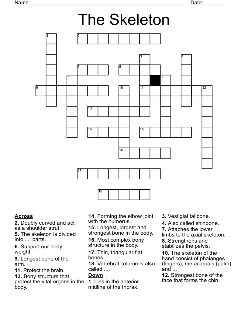 The Skeleton Crossword