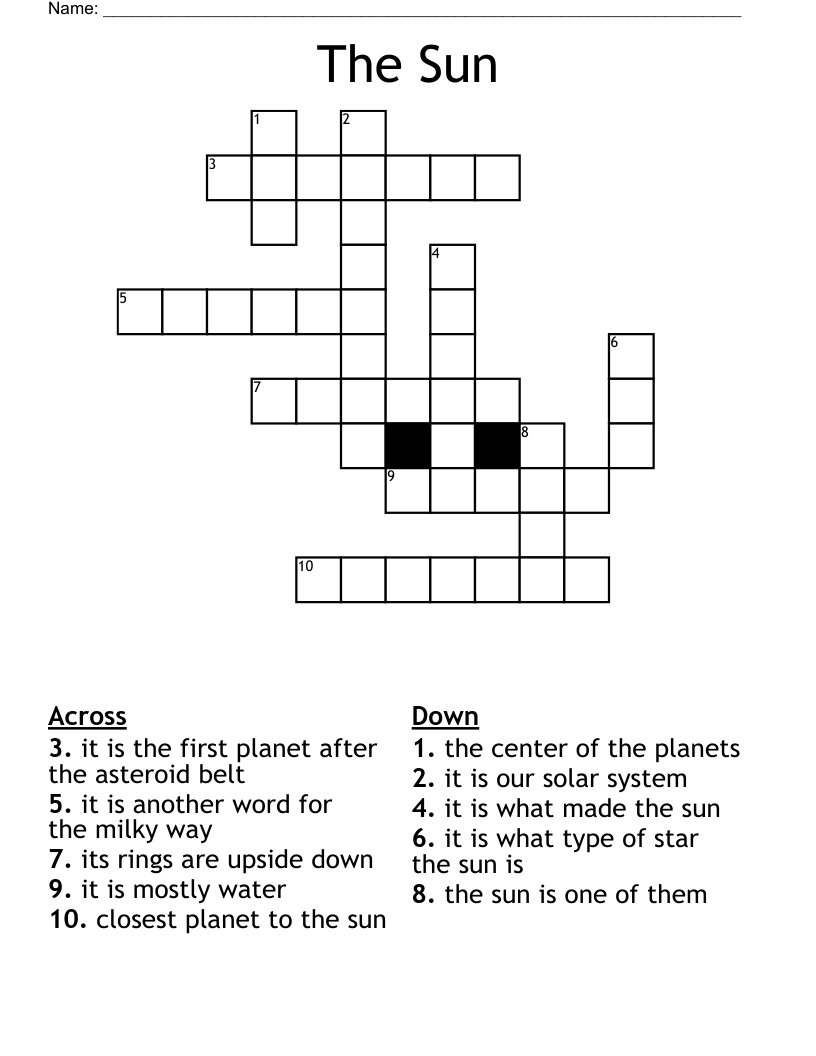 The Sun Crossword