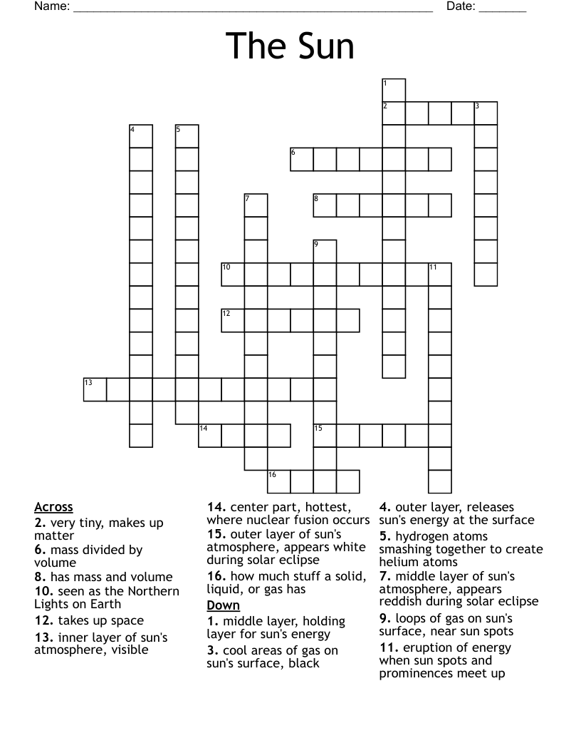 The Sun Crossword