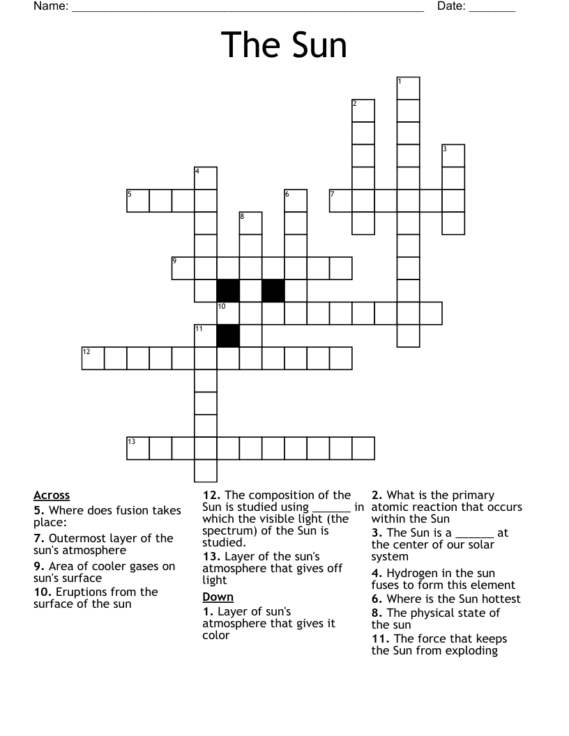 The Sun Crossword