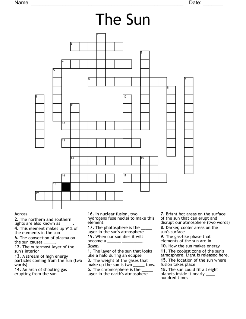 The Sun Crossword