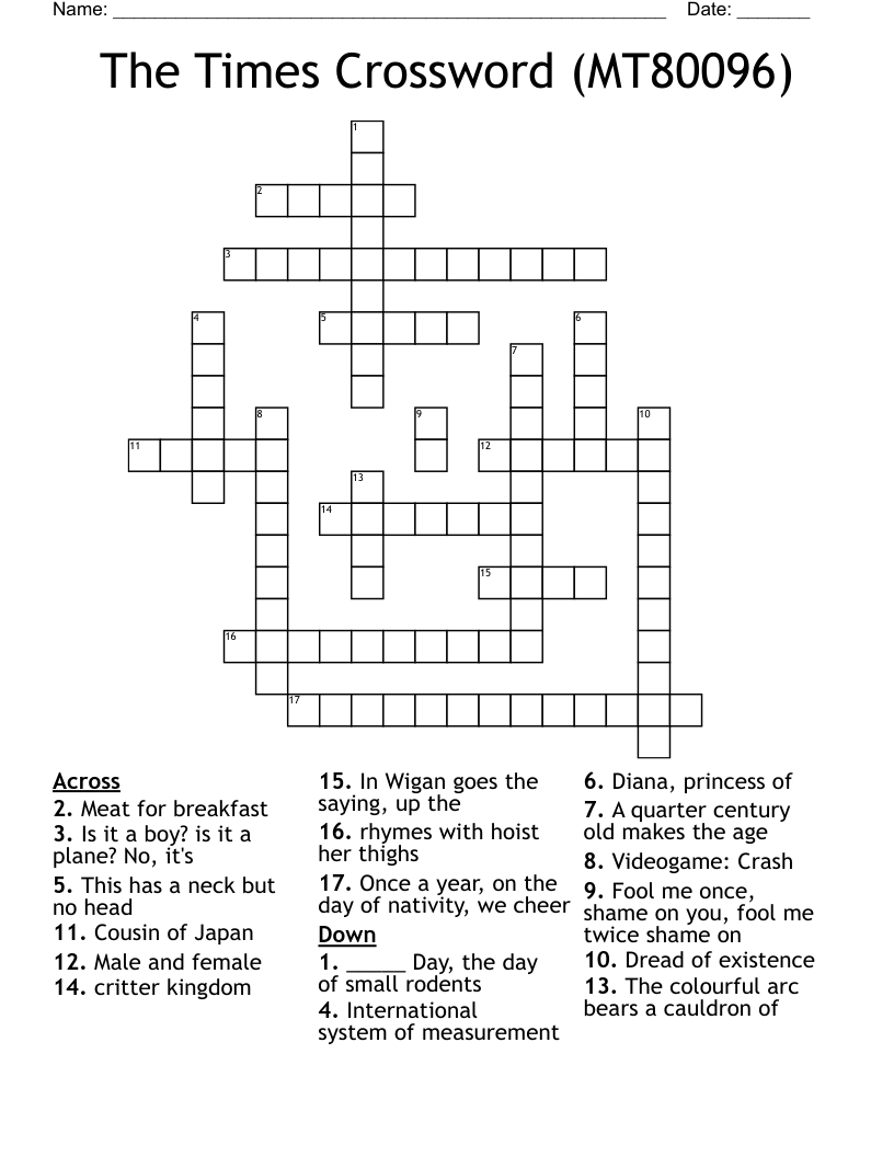 The Times Crossword (MT80096) 