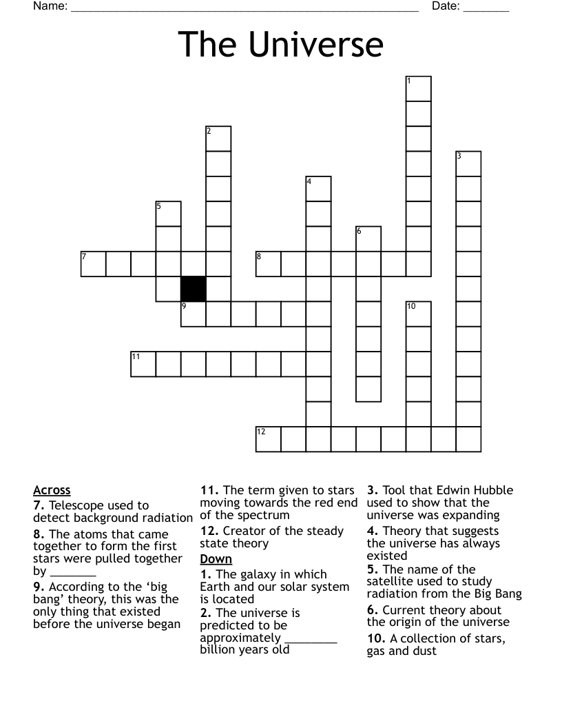 The Universe Crossword