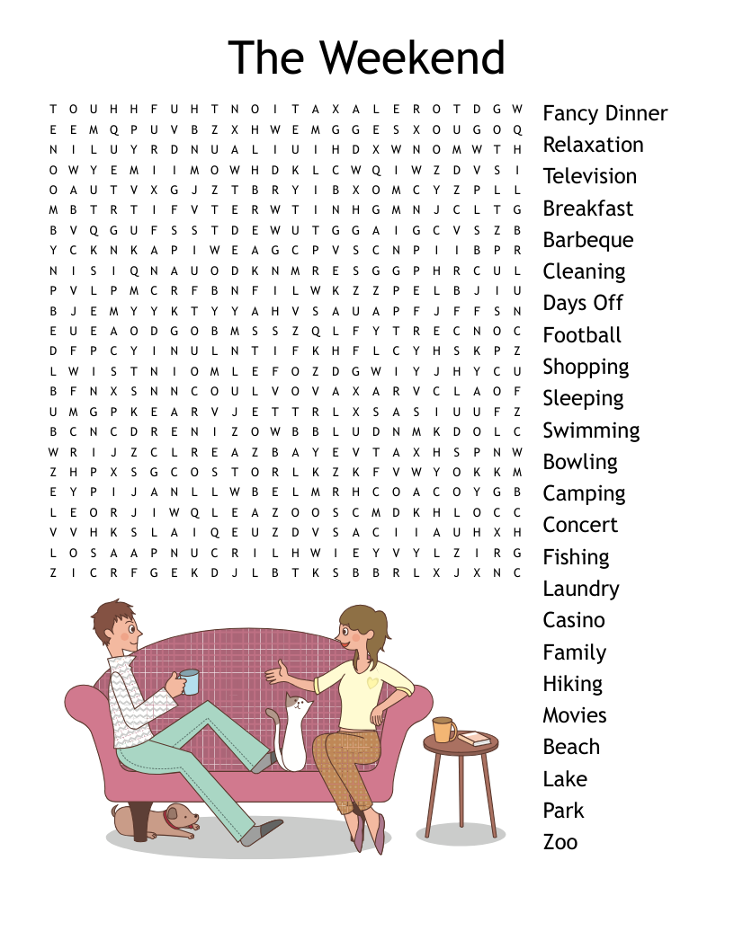 The Weekend Word Search