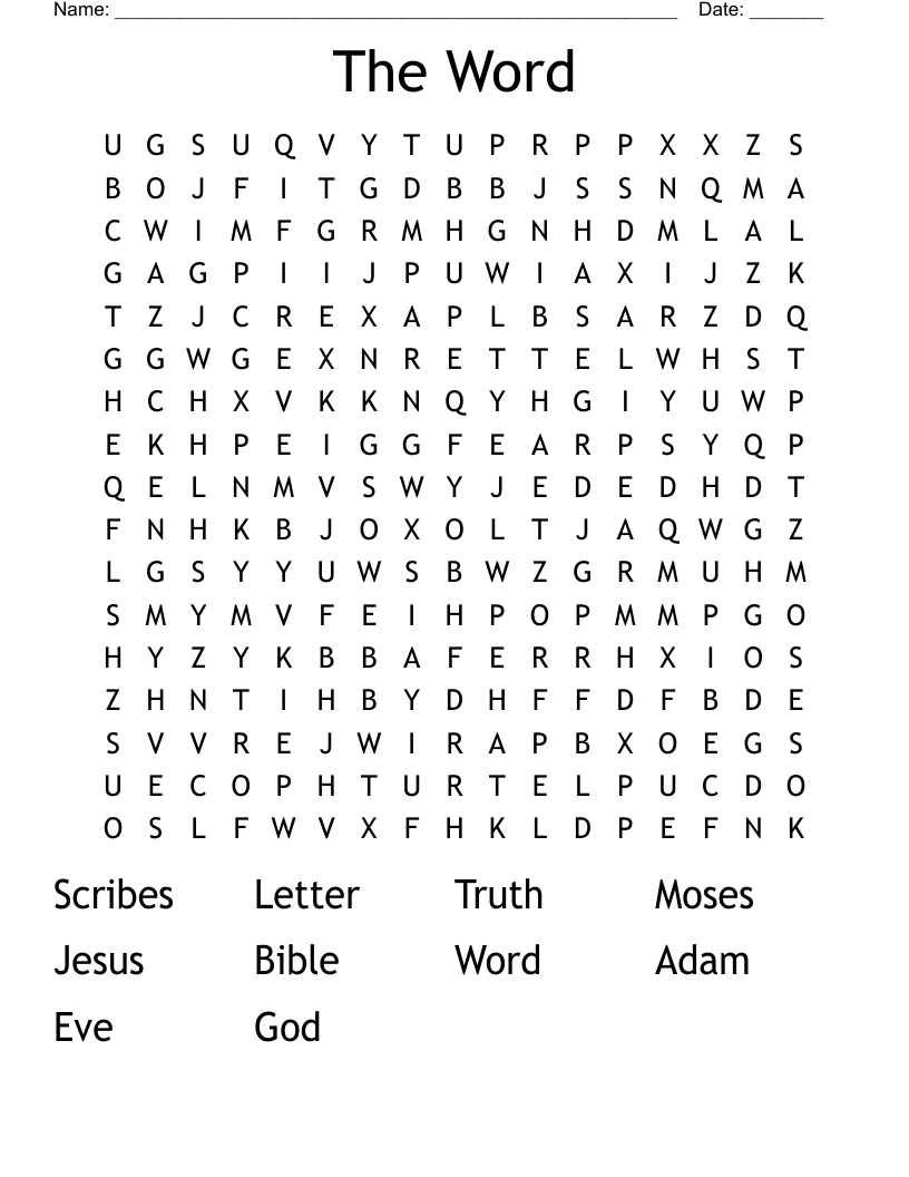 The Word Word Search