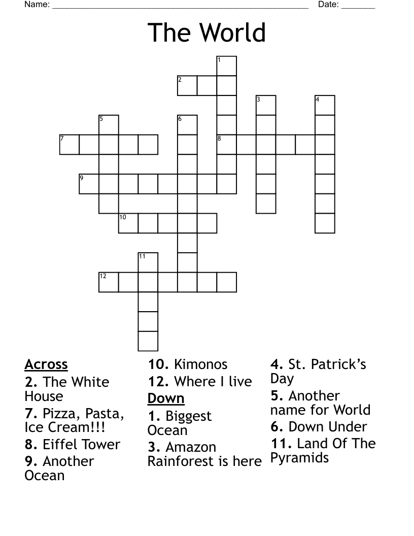 The World Crossword