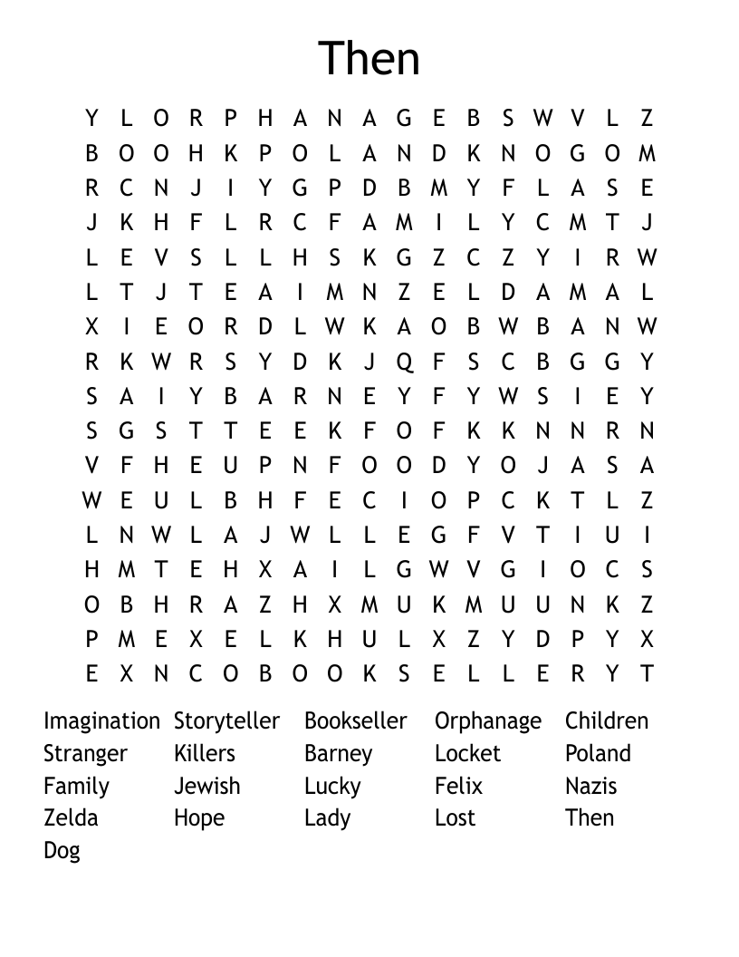 Then                           Word Search