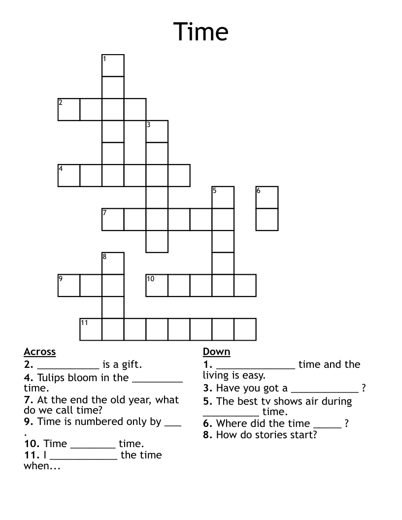 Time Crossword