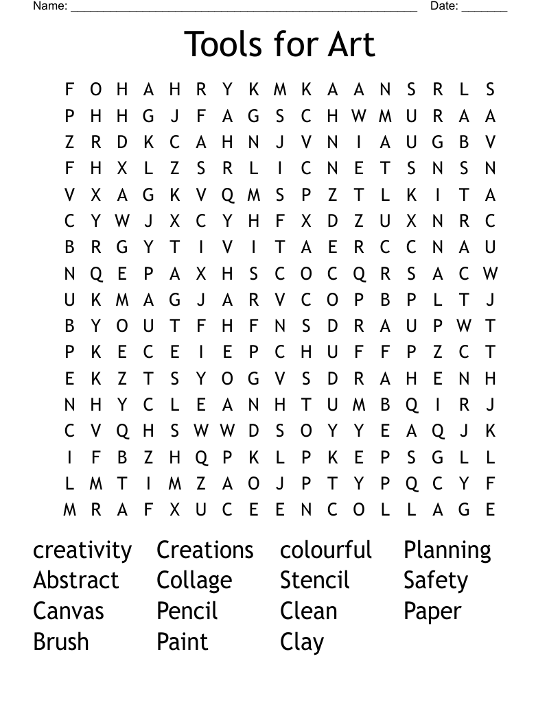Tools for Art Word Search