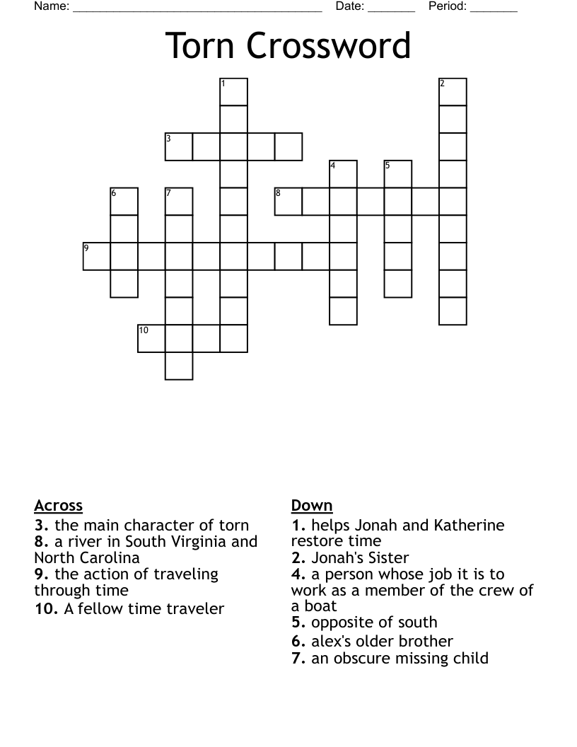 Torn Crossword