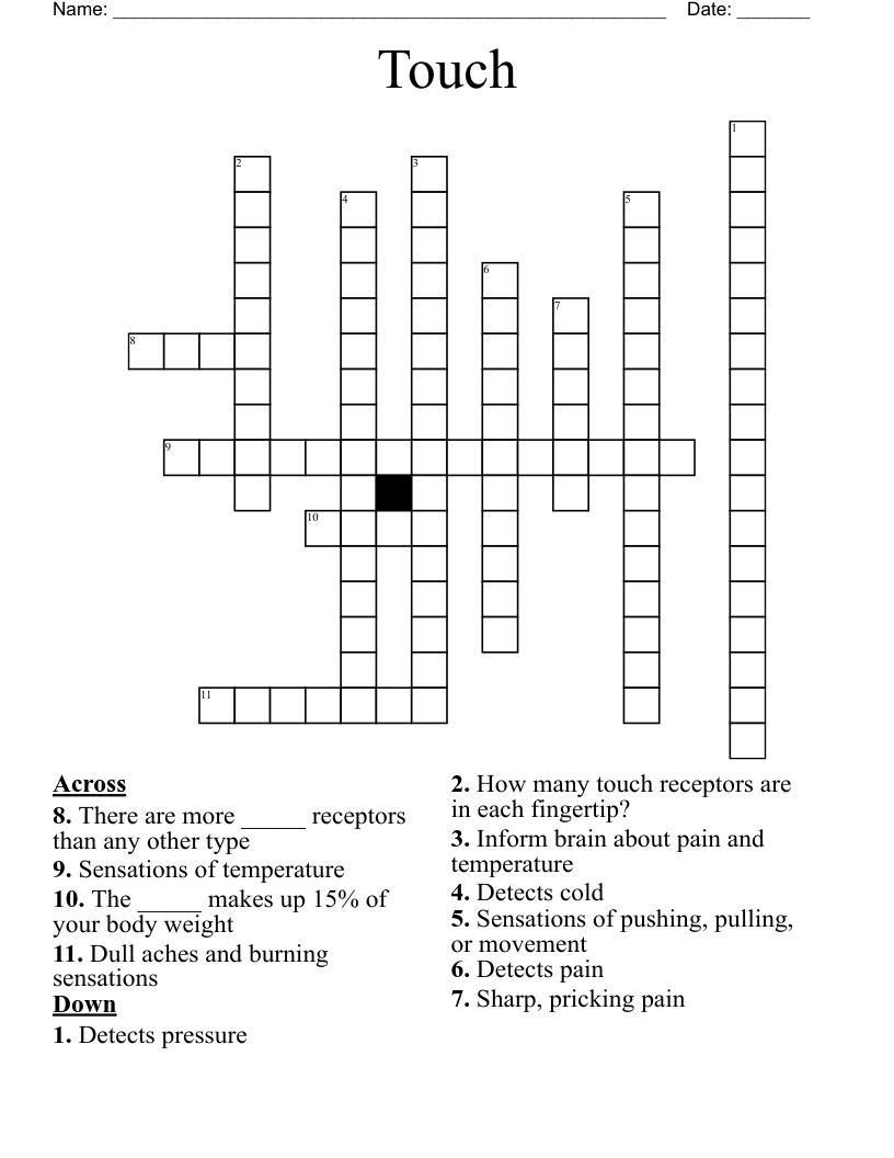 Touch Crossword