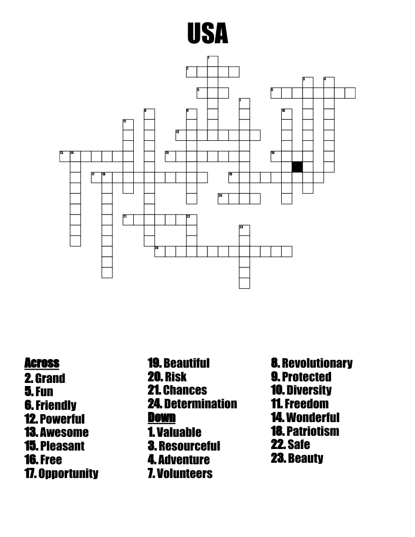 USA Crossword