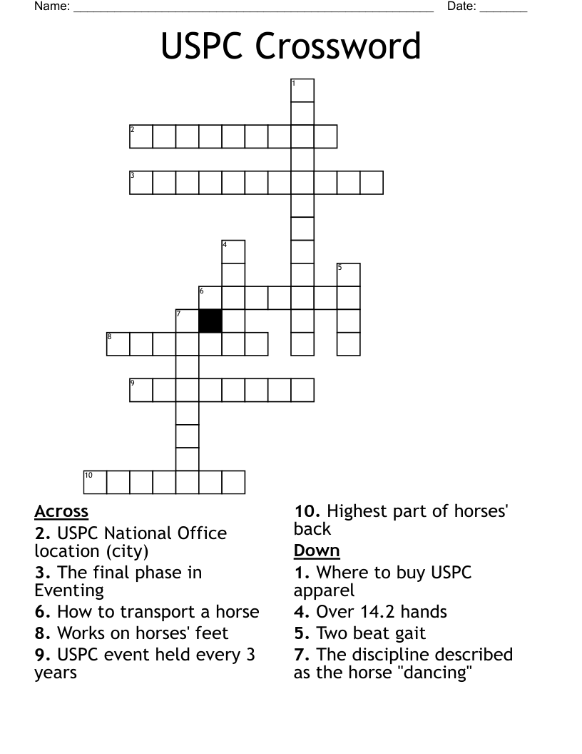 USPC Crossword