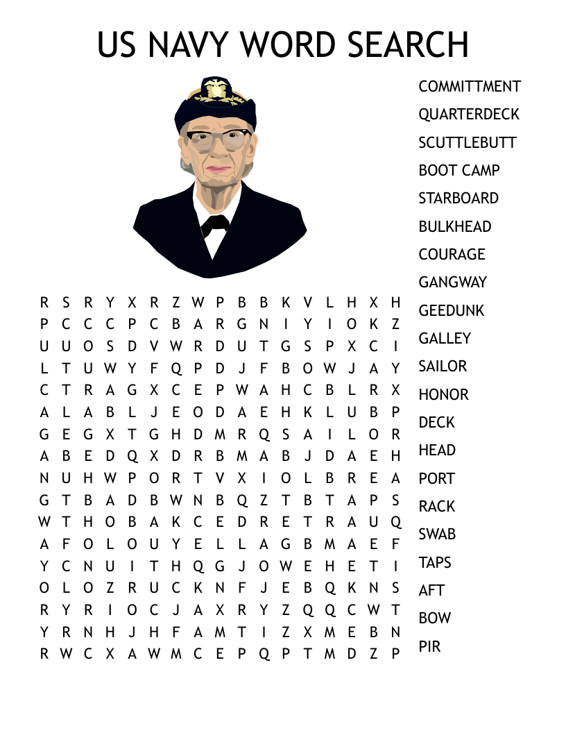 US NAVY WORD SEARCH