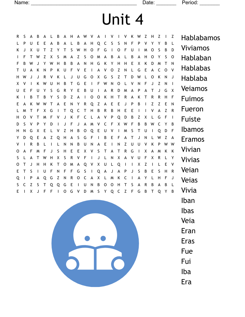 Unit 4 Word Search