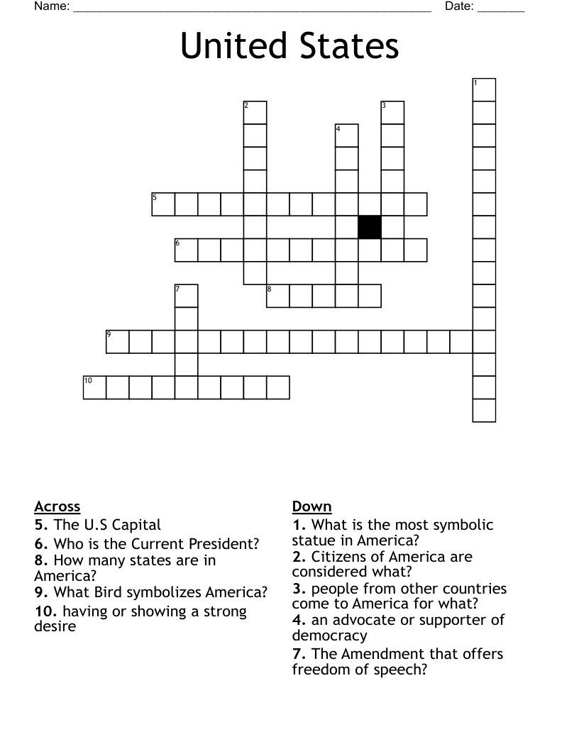 United States Crossword