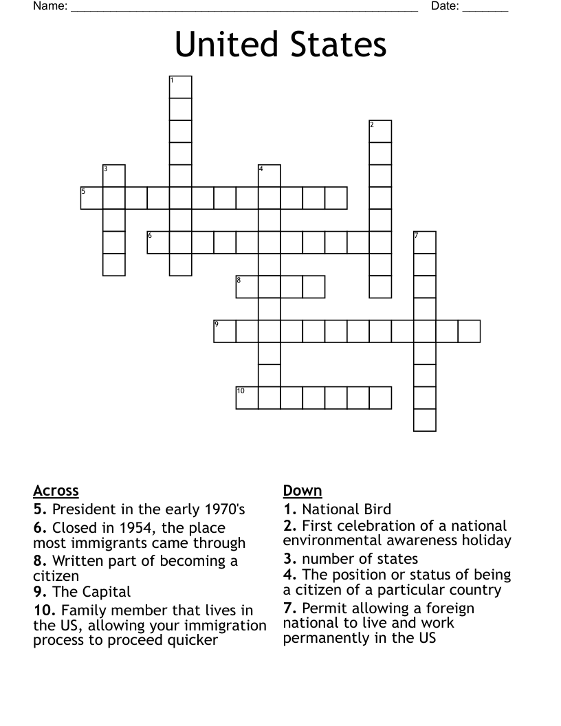 United States Crossword