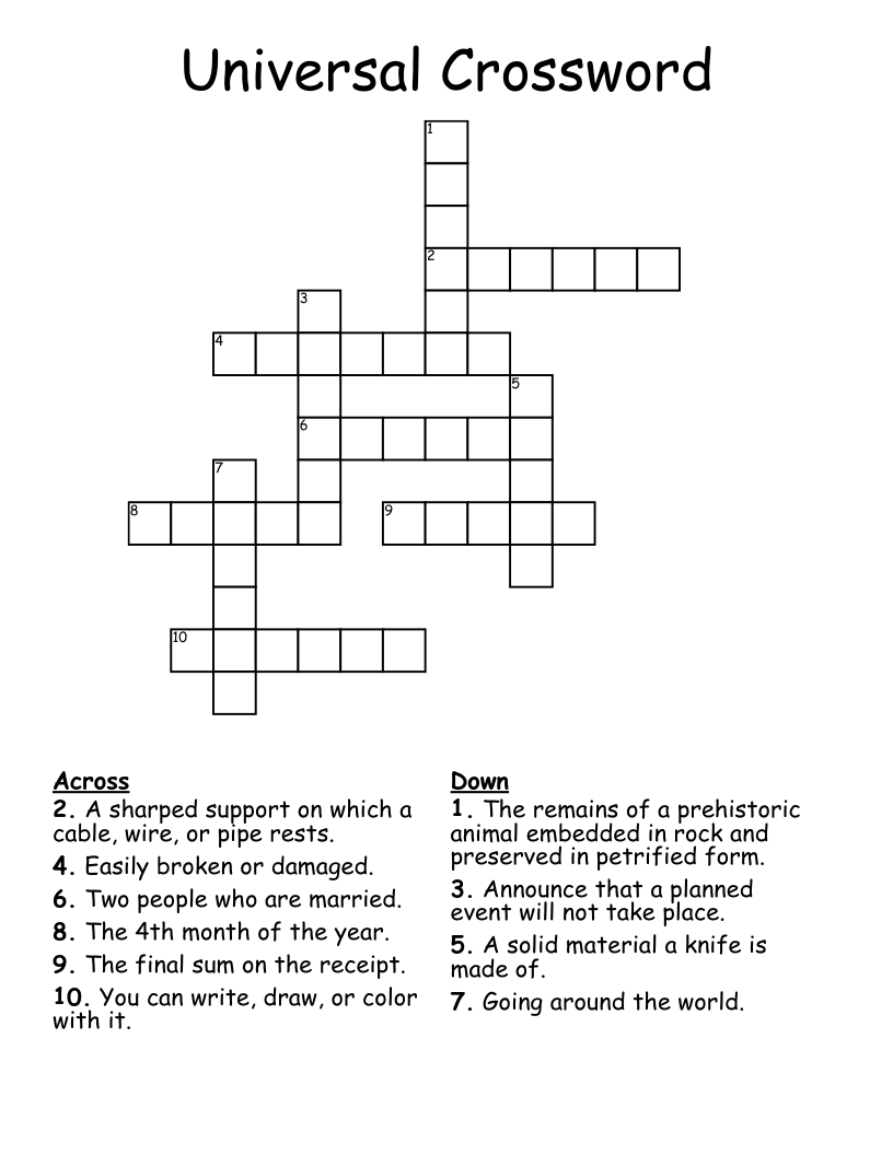 Universal Crossword