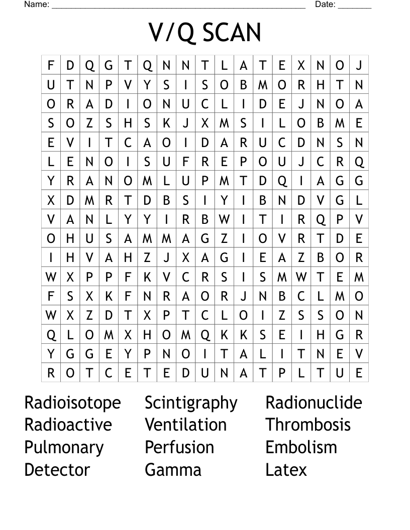 V/Q SCAN  Word Search