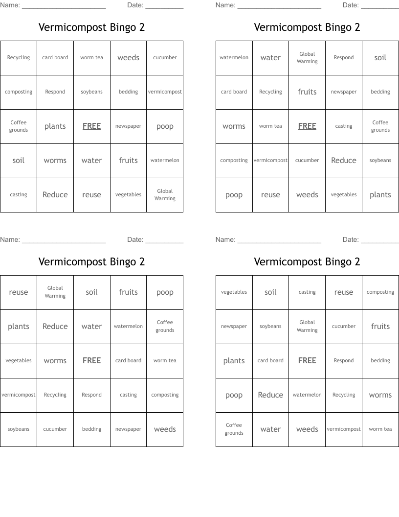 Vermicompost Bingo 2